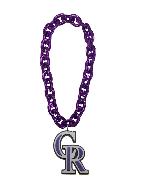 Colorado Rockies FanFave Home Run Fan Chain- Purple