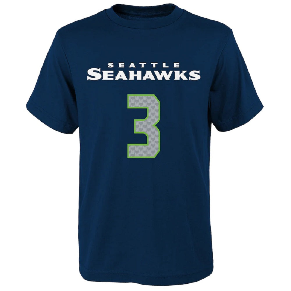 Russell Wilson Seattle Seahawks Youth Mainliner T-shirt -College Blue