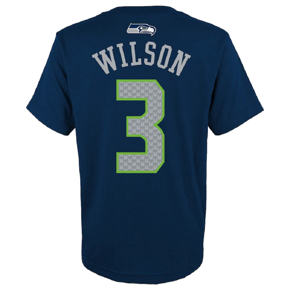 Russell Wilson Seattle Seahawks Youth Mainliner T-shirt -College Blue