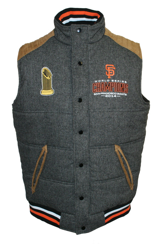 San Francisco Giants 2014 World Series Legacy Full Snap Vest By G-III