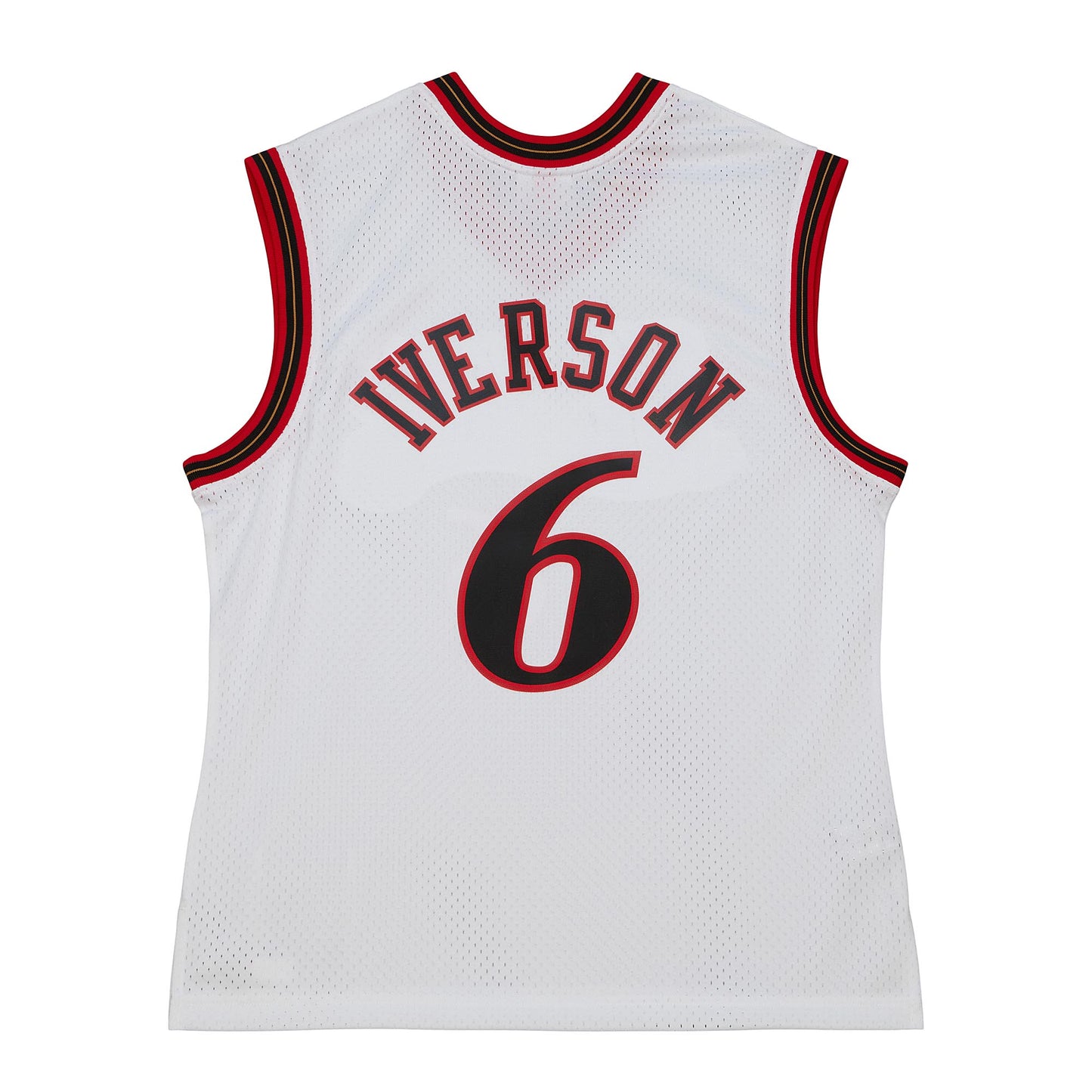 Philadelphia 76ers Mitchell & Ness #3 Allen Iverson All Star 2002 Hardwood Classics Swingman Jersey