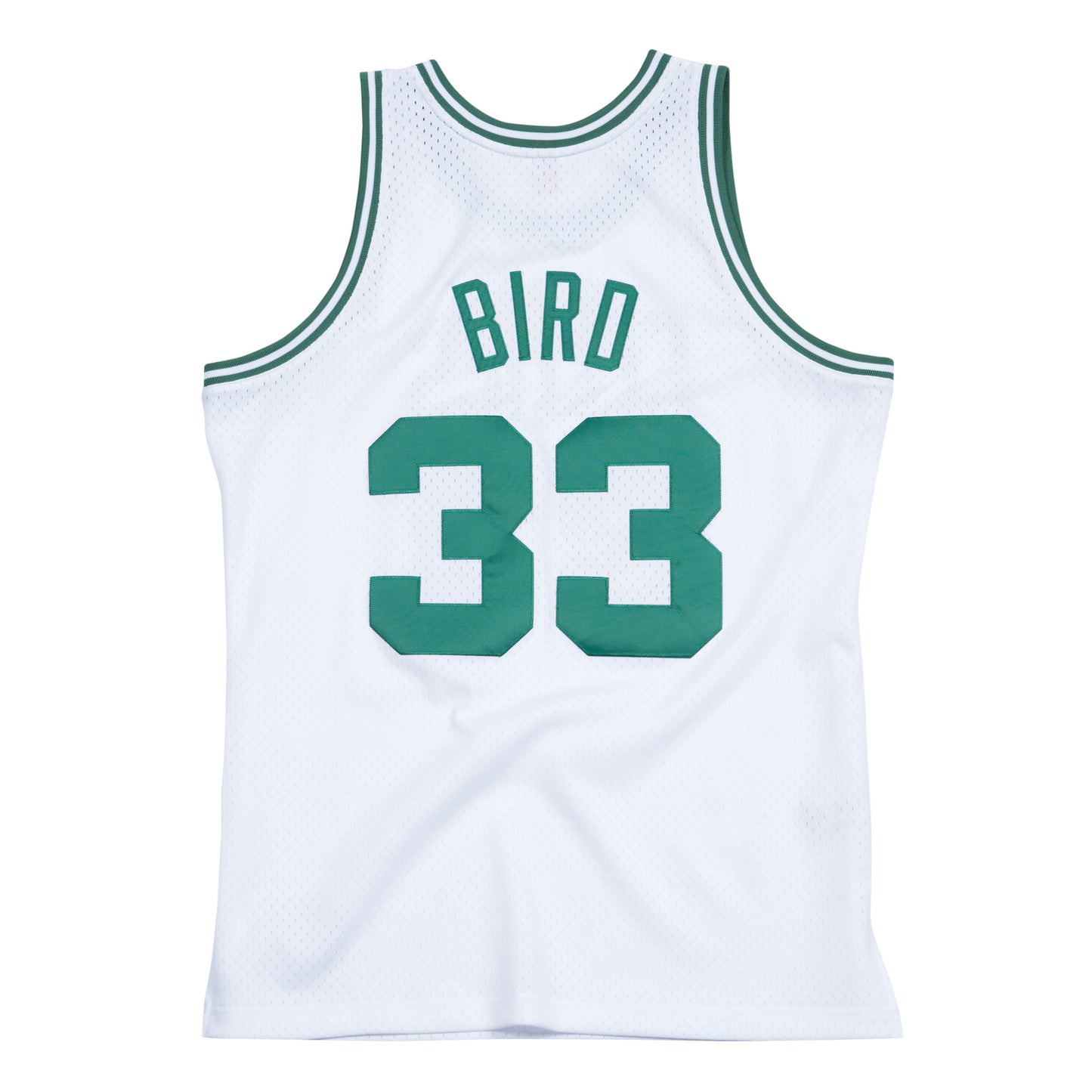 Boston Celtics Mitchell & Ness # 33 Larry Bird White 1985-86 Hardwood Classic Swingman Jersey