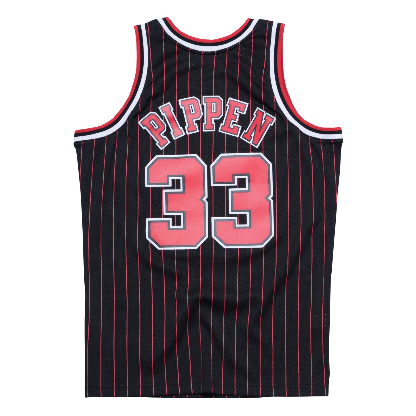 Chicago Bulls Mitchell & Ness #33 Scottie Pippen Alternate Black 1995-96 Hardwood Classics Swingman Jersey