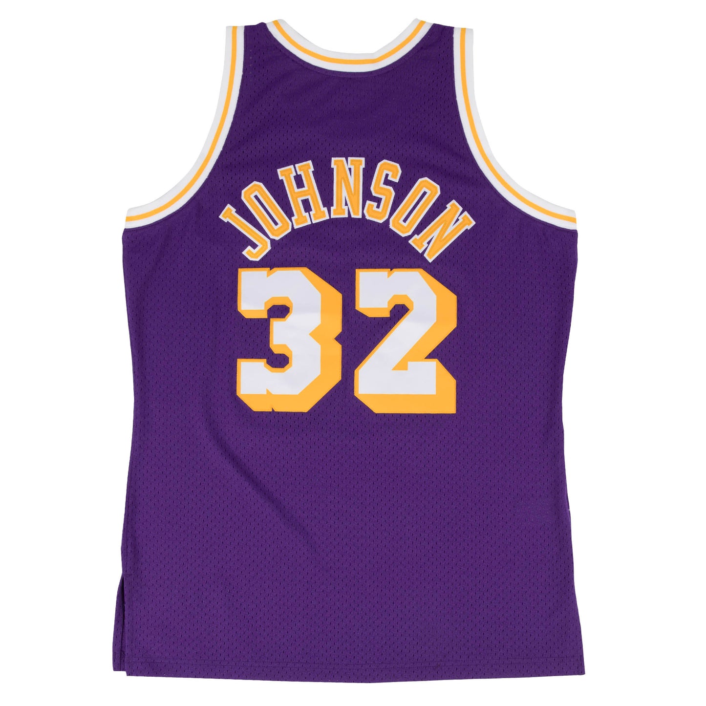 Los Angeles Lakers Mitchell & Ness #32 Magic Johnson 1984-85 Swingman Jersey - Purple