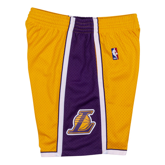 Los Angeles Lakers Mitchell & Ness Hardwood Classics Home 2009 Logo Swingman Shorts
