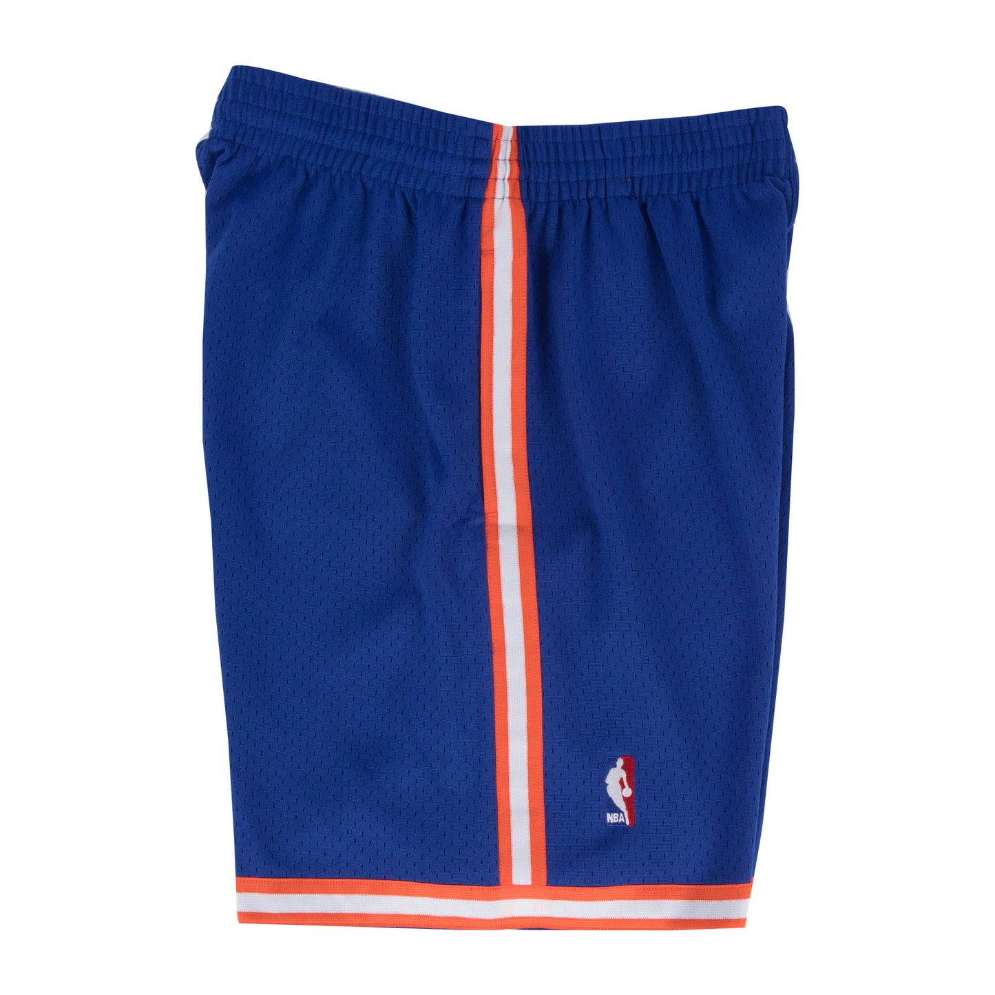 New York Knicks Mitchell & Ness Hardwood Classics Road 1991-92 Logo Swingman Shorts - Blue