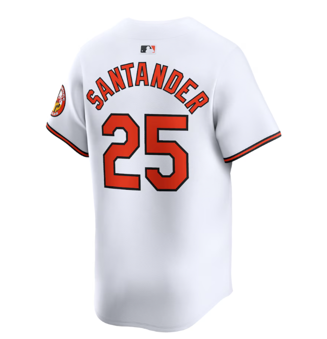 Baltimore Orioles Nike #25 Anthony Santander Home Limited Mens Jersey - White