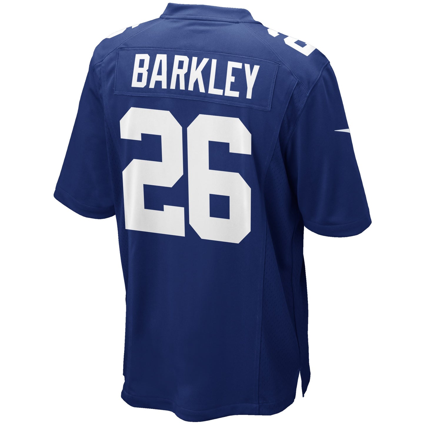 New York Giants Youth #26 Saquon Barkley Game Jersey Royal Blue