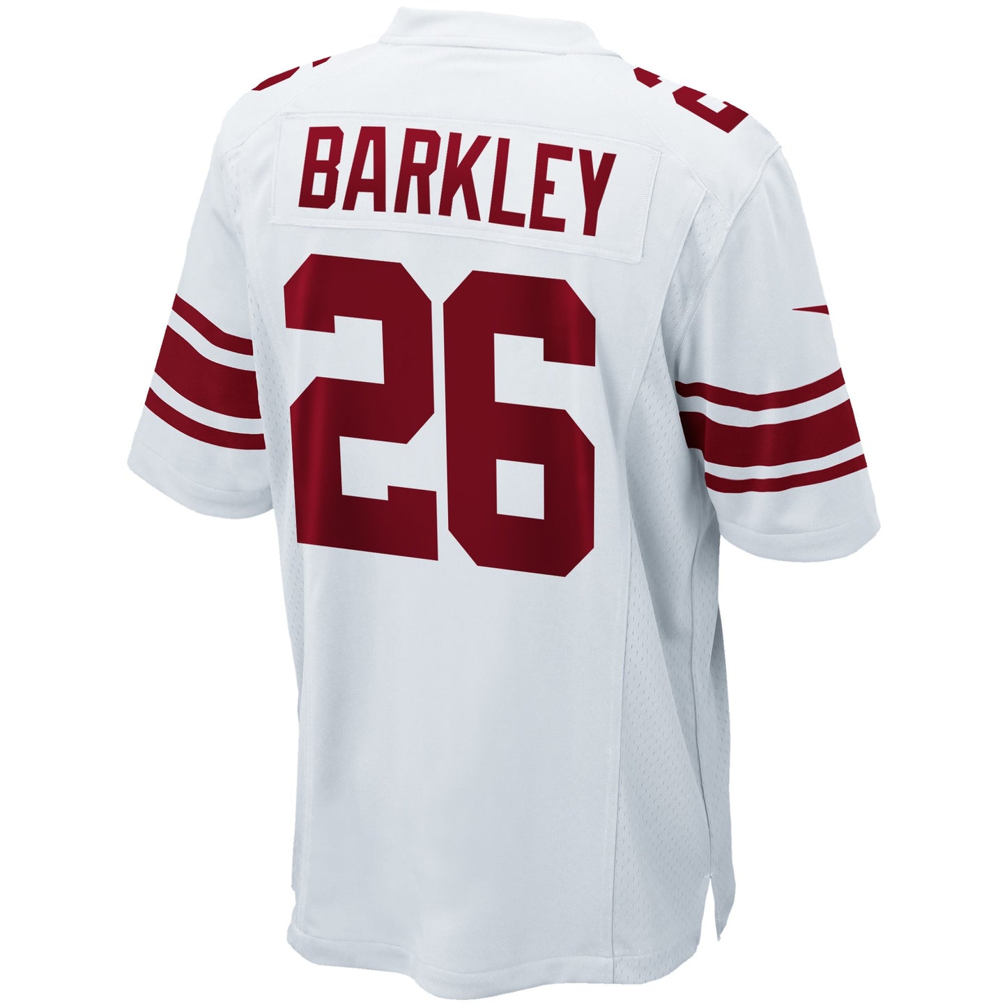 New York Giants Youth #26 Saquon Barkley Game Jersey  - White