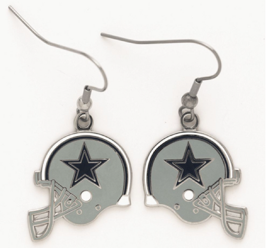 Dallas Cowboys Wincraft Helmet J-Hook Earring