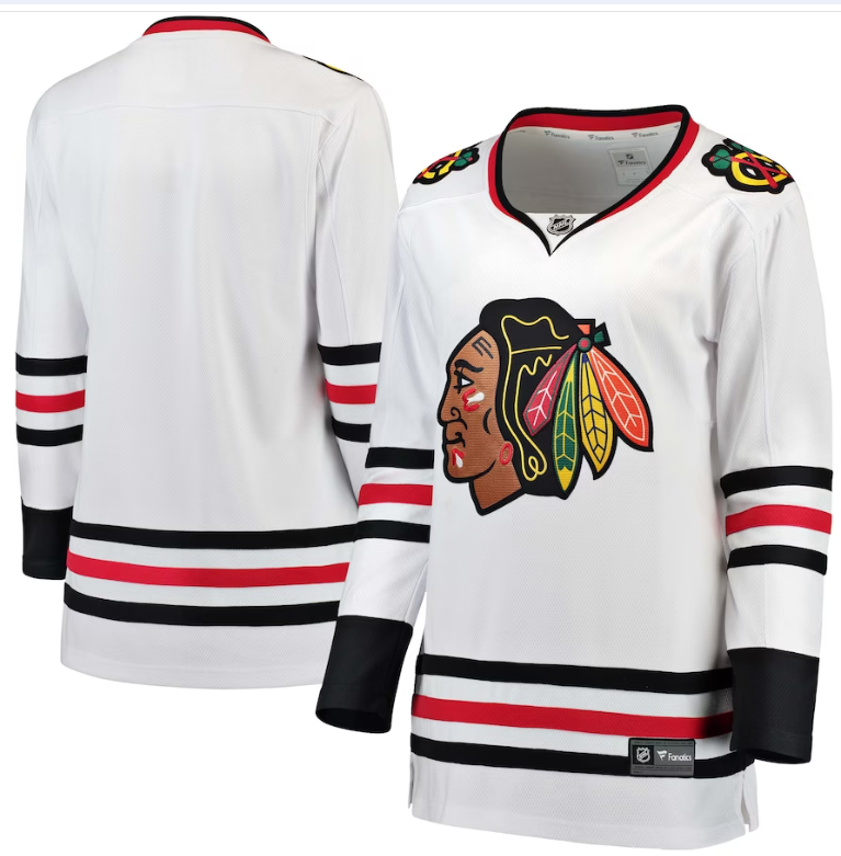 Chicago Blackhawks Fanatics Branded Women's Away Breakaway Jersey - White