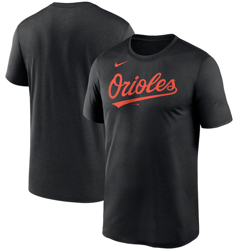 Baltimore Orioles Nike New Legend Wordmark T-Shirt - Black