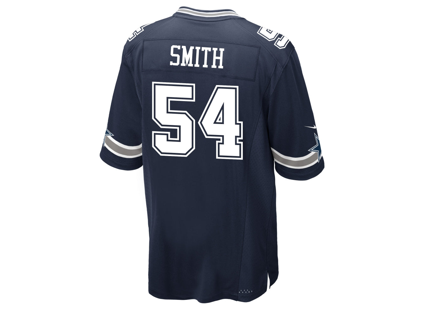 Dallas Cowboys #54 Jaylon Smith Nike Navy Game Replica Jersey