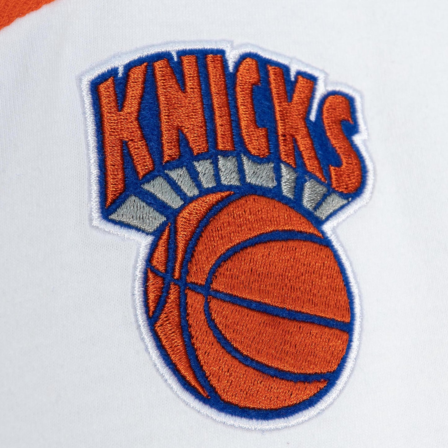 New York Knicks Mitchel & Ness Practice Day Button Men's Jersey - White