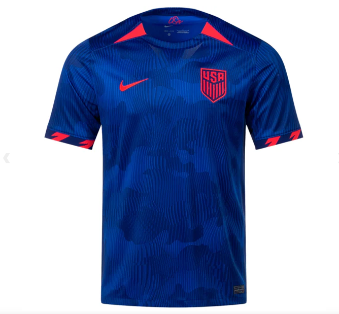 USA Nike Away Stadium Performance Jersey-Blue