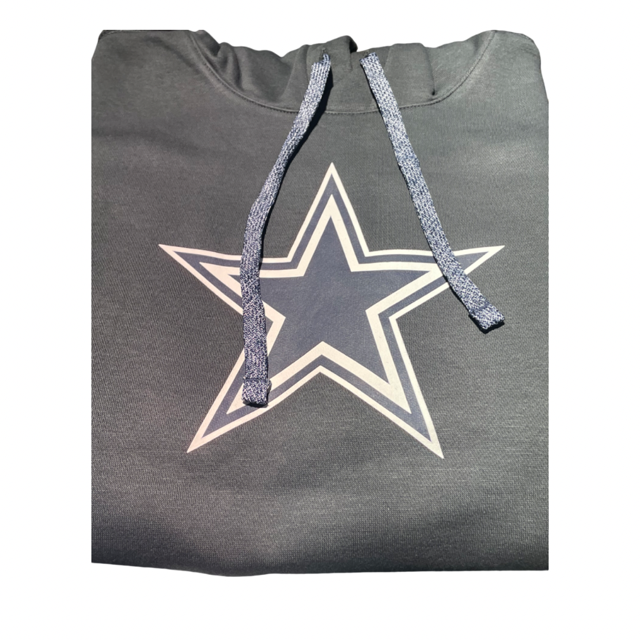 Men's Dallas Cowboys Nike Gray 2024 Sideline Club Pullover Hoodie