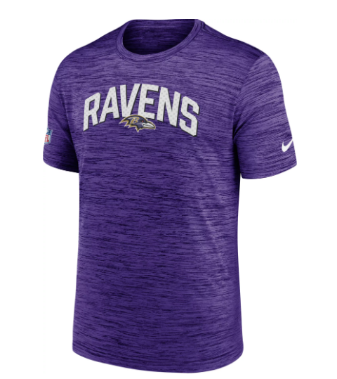 Baltimore Ravens Velocity Sideline Nike T-Shirt Purple