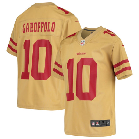 San Francisco 49ers Nike # 10 Jimmy Garoppolo Game Jersey- Gold