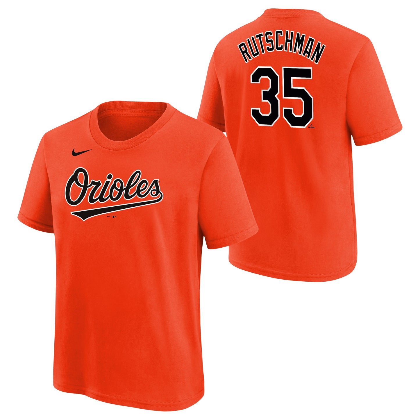 Baltimore Orioles Nike Orange #35 Rutschman Men's Player T-Shirt