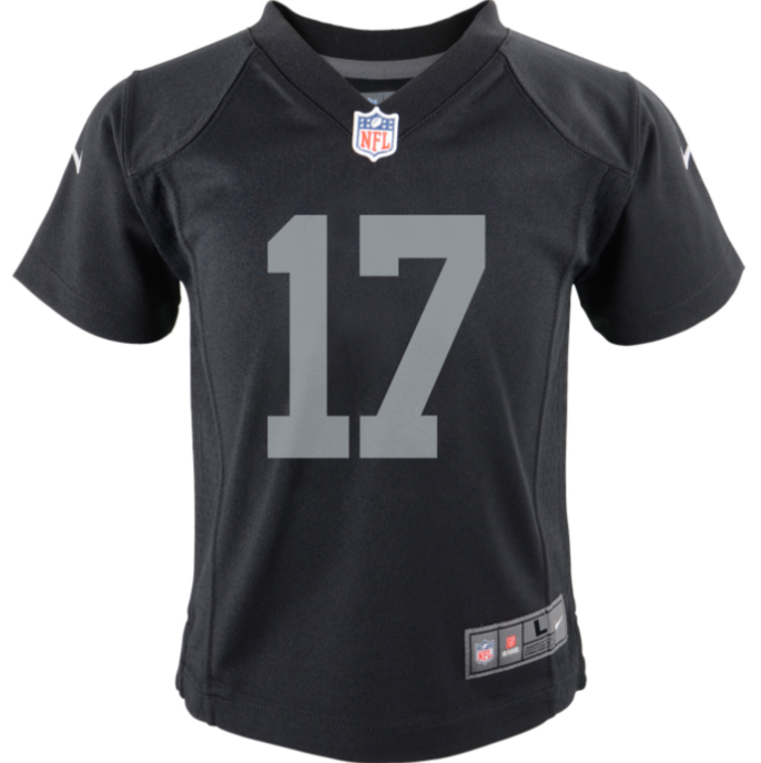 Las Vegas Raiders #17 Davante Adams Toddler Nike Game Jersey- Black