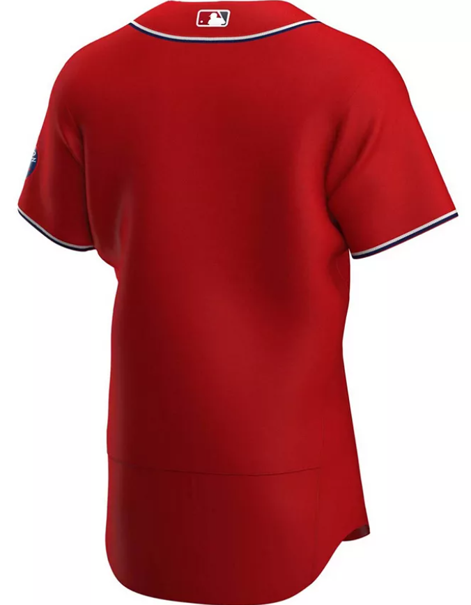 Washington Nationals Nike Authentic Alternate Jersey-Red