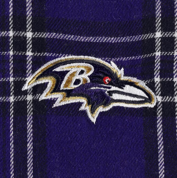 Baltimore Ravens Men's Badge Plaid Sleep Pants