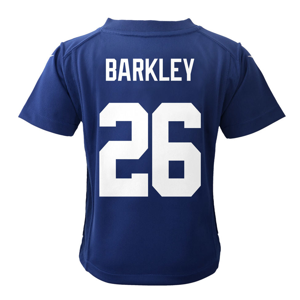 New York Giants Nike  #26 Saquon Barkley Blue Toddler Jersey