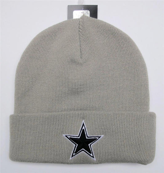 Dallas Cowboys New Era Basic Gray Knit Hat