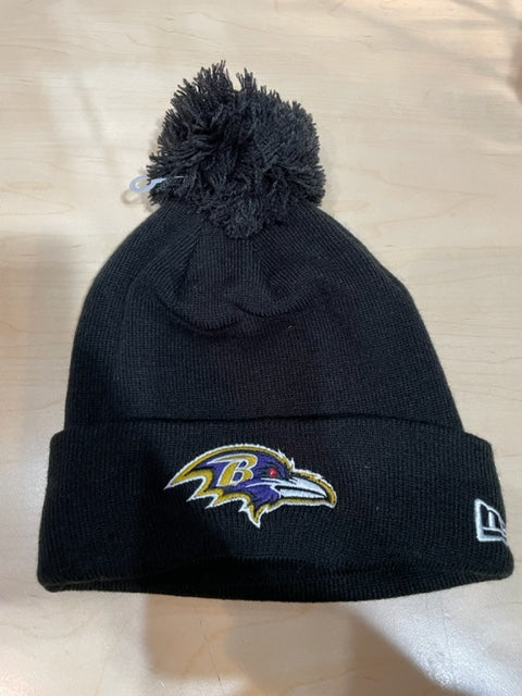 Baltimore Ravens New Era Basic Black Pom