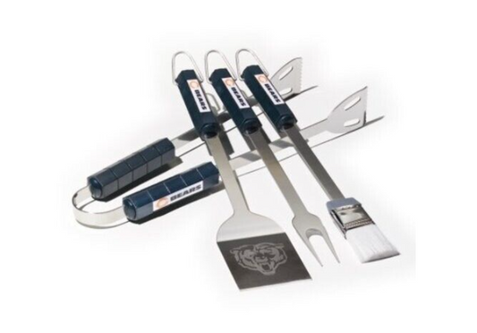 NFL Chicago Bears 4-Piece Grill Tool Set