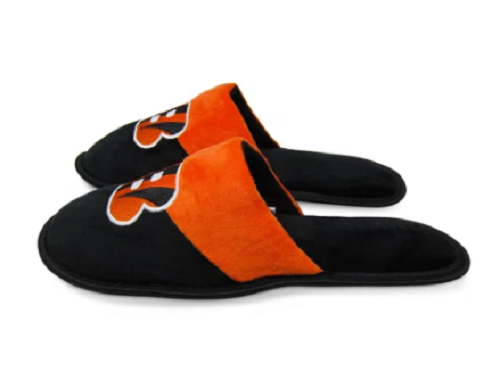 Cincinnati Bengals Mens Foco NFL Team Color Block Slippers