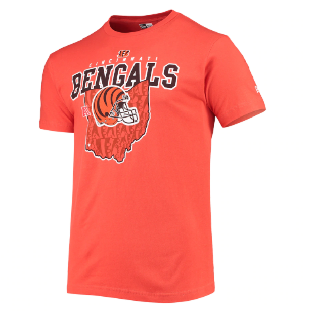 Cincinnati Bengals New Era State Pride T-Shirt - Orange