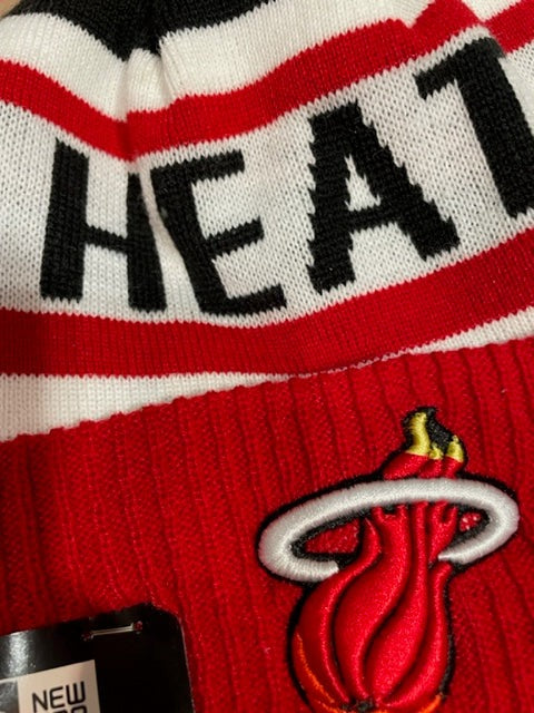 Miami Heat New Era Biggest Fan Knit Hat