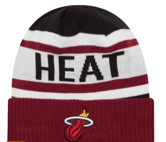 Miami Heat New Era Biggest Fan Knit Hat