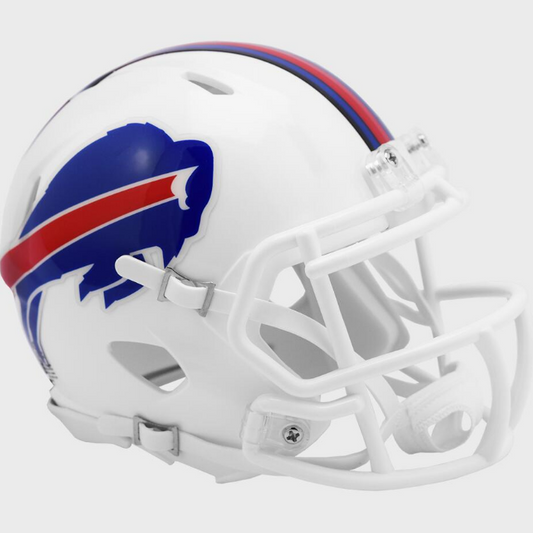Buffalo Bills Riddell White Speed Mini Replica Helmet
