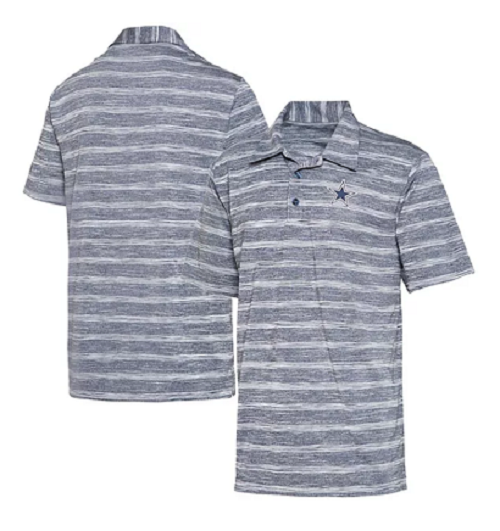 Dallas Cowboys Lorimar Polo Men's Polo Shirt - Gray