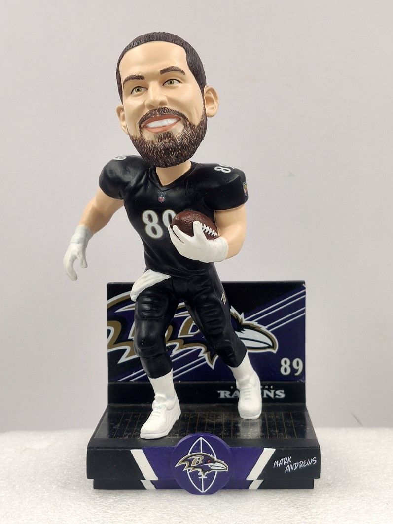 Mark Andrews Baltimore Ravens Bobblehead NFL Black Jersey