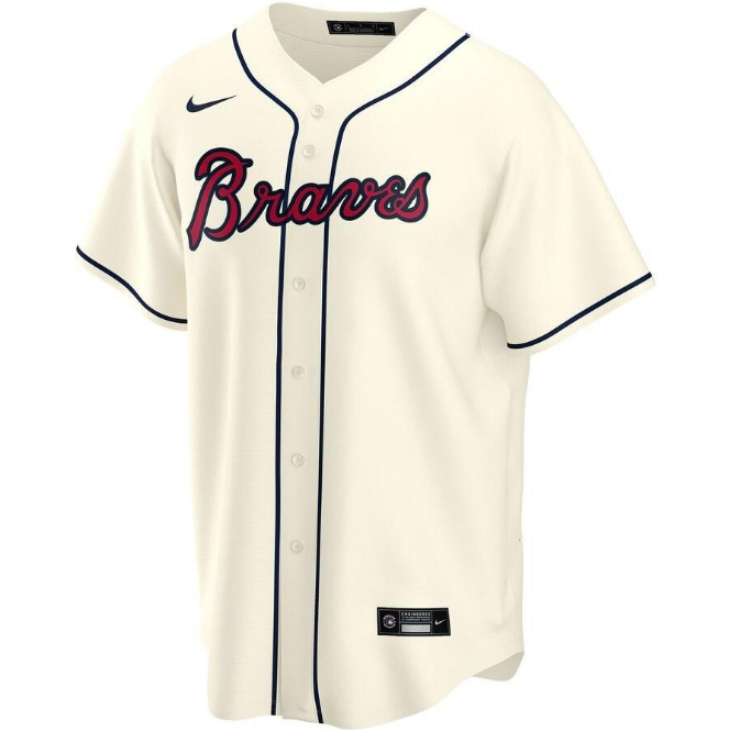 Atlanta Braves Cream 2021 Allstar Game Jersey Mens Jerseys