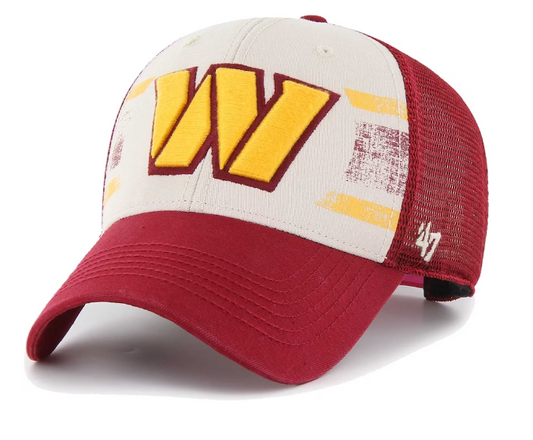 Washington Commanders '47 Breakout MVP Trucker Adjustable Hat Cream