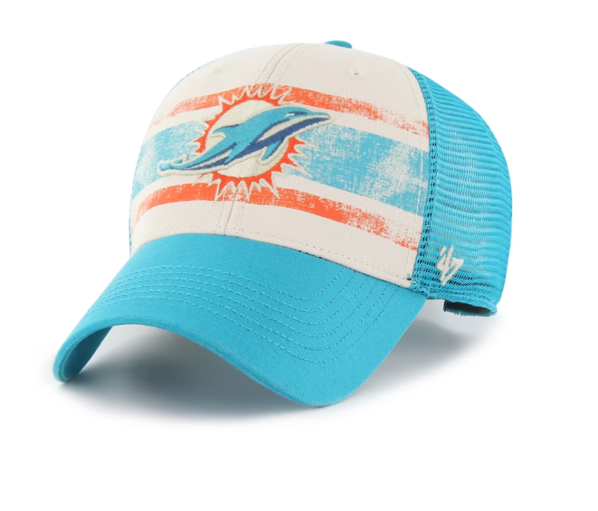 Miami Dolphins '47 Breakout MVP Trucker Adjustable Hat Cream