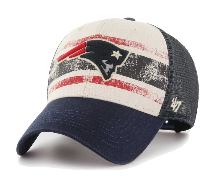 New England Patriots '47 Breakout MVP Trucker Adjustable Hat Cream