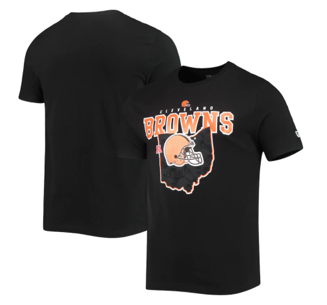 Cleveland Browns New Era State Pride T-Shirt - Black