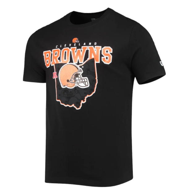 Cleveland Browns New Era State Pride T-Shirt - Black