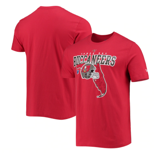 Tampa Bay Buccaneers New Era State Pride T-Shirt - Red