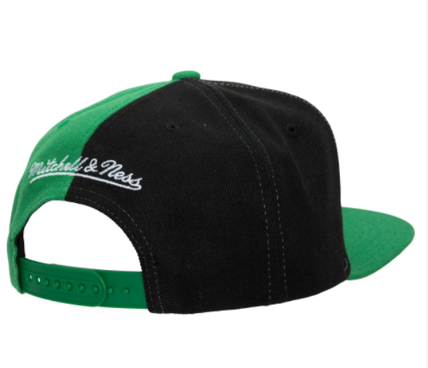 Boston Celtics Mitchell & Ness Retroline Snapback Hat - Green