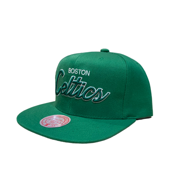 Boston Celtics Mitchell & Ness 2008 NBA Champ Year Trophy Snapback Hat - Green