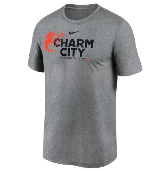 Baltimore Orioles Nike Local Rep Legend Performance T-Shirt - Heathered Charcoal