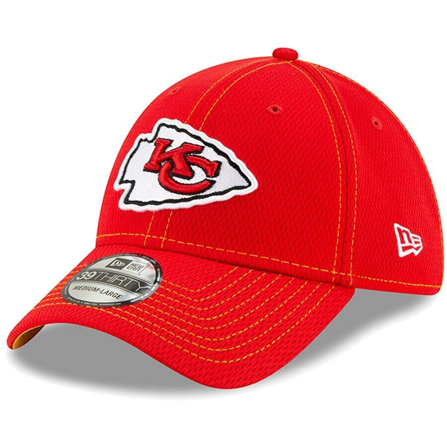 Kansas City Chiefs New Era Red NFL Sideline Road 39THIRTY Hat