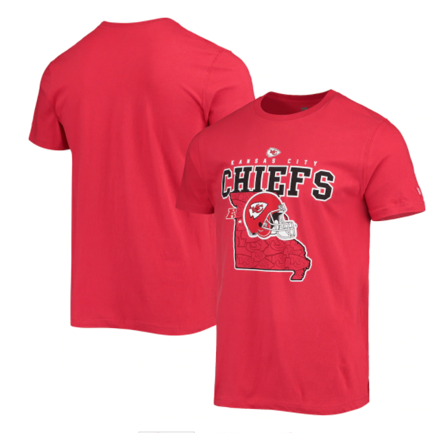 Kansas City Chiefs New Era State Pride T-Shirt - Red