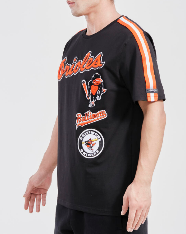 Baltimore Orioles Retro Classic Pro Stanadard Men's T-Shirt- Angry Bird